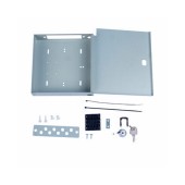 Кросс Распределительный Настенный Мини до 8 портов SC/LC duplex (планка, ложемент) серый RAL 7035