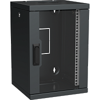 ITK LINEA WS Шкаф 10" 9U 320х310мм дверь стекл. черн.