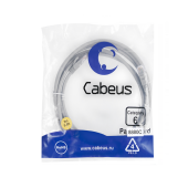 Патч-корд U/UTP, категория 6, 2xRJ45/8p8c, неэкранированный, серый, LSZH, 3м