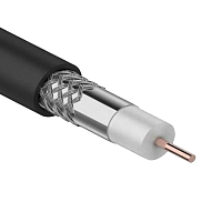 Каб. коаксиал. RG11 CCS 75Ом FPE PVC черн. (300м) GENERICA
