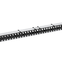 Органайзер кабельный вертикальный, 47U, для шкафов серий TFR-R, TFI-R и TFA, Ш97хГ110мм, металлический, с пластиковыми пальцами, с крепежом, цвет серы