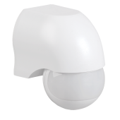 Датчик движения ДД 010 белый, макс. нагрузка 1100Вт, угол обзора 180град., дальность 10м, IP44, ИЭК