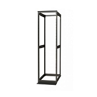 Открытая стойка 19-дюймовая (19"), 32U, высота 1625 мм, двухрамная, ширина 550 мм, глубина регулируется 600-850 мм, цвет черный (RAL 9005)
