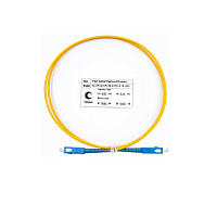 Шнур оптический simplex SC-SC 9/125 sm 1м LSZH