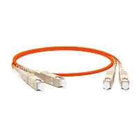 Патч-корд волоконно-оптический (шнур) MM 62.5/125, SC-SC, 2.0 мм, duplex, LSZH, 15 м