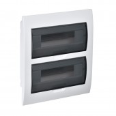 Корпус пластиковый ЩРВ-П-24 черн. прозр. дверь IP41 GENERICA