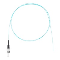 Шнур оптический монтажный (пигтейл), ST, OM3, нг(А)-HF, бирюзовый, 1,5 м