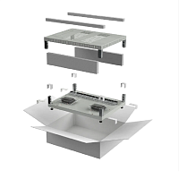 ITK LINEA E Компл. осн. и крыша 600х800мм шкафа 18-47U cер.