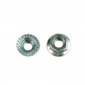 Гайка с насечкой, препятствующей откручиванию М8