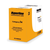 Кабель витая пара, экранированная SF/UTP, категория 5e, 4 пары (26 AWG), многожильный (patch), экран-фольга+мед. оплетка, LSZH, –20°C–+75°C, серый