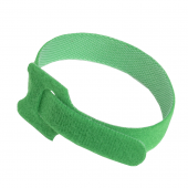 ITK Хомут-липучка для кабеля 14х210мм с м/з зеленый (100шт)