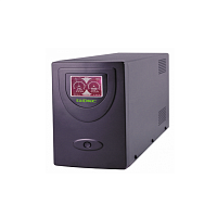 Линейно-интерактивный ИБП ДКС серии Info LCD, 2000 ВА/1200 Вт, 1/1,2xIEC C13, 2xSchuko, USB + RJ45, LCD, 2x9Aч