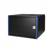 Шкаф настен. 19", 7U 600х600, дв. мет, чер.
