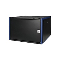 Шкаф настен. 19", 7U 600х600, дв. мет, чер.