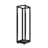 Открытая стойка 19", 32U, двухрамная, усиленная, цвет черный