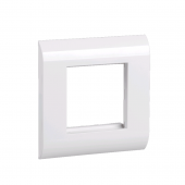 ITK Лицевая рамка для мод. Mosaic 80х80мм пл. суппорт бел.