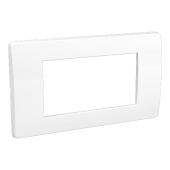 Рамка на 4 модуля, белая, RAL9010