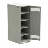 ITK LINEA B Шкаф (пустой) 2000х600мм дверь метал. сер.