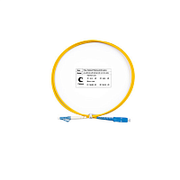 Шнур оптический simplex LC-SC 9/125 sm 1м LSZH