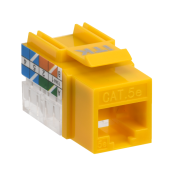 ITK Модуль Keystone Jack кат.5E UTP 110 IDC 90град жёлтый