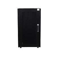 Шкаф нап. 19", 20U 600х600, перед. дв. перф., задн. стен. перф., чер.