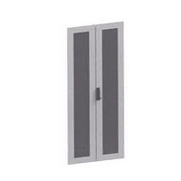 Дверь двустворчатая перфорированная для IT корпусов CQE 1800 x 800RAL7035
