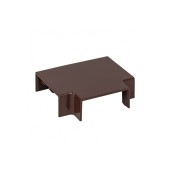 Угол T-образный (40х16) (4 шт) темное дерево EKF-Plast 