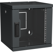 ITK LINEA WS Шкаф 10" 6U 320х310мм дверь стекл. черн.