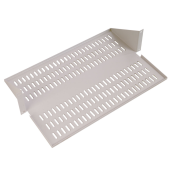 Полка для стойки усиленная под аккумулятор с центральным креплением, глубина 400 мм