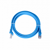 Шнур коммутационный (патч-корд) U/UTP, Кат.5e, LSZH нг(А)-HFLTx, цвет синий, 0.5 м