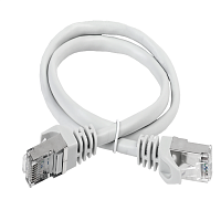 ITK Коммутационный шнур (патч-корд), кат.5Е FTP, 2м, серый