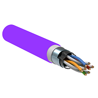 ITK Витая пара F/UTP кат.6 4х2х23AWG LSZH фиолетовый (305м)