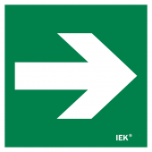 Этикетка самоклеящаяся 150х150мм "Направляющая стрелка" IEK