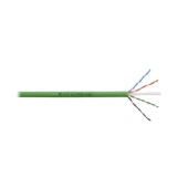 Кабель Суприм U/UTP, 4 пары, Кат.6 (Класс E), 250 МГц, AWG 23, внутренний нг(А)-LSLTx, зеленый, коробка 305 м