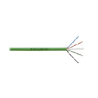 Кабель Суприм U/UTP, 4 пары, Кат.6 (Класс E), 250 МГц, AWG 23, внутренний нг(А)-LSLTx, зеленый, коробка 305 м