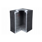 Колодец ККСр-2 М-10(80) ГЕК-ССД (В25) в битумно-латексной гидроизоляции