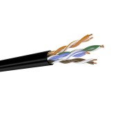 Кабель кат.5е, 4 пары U/UTP, жила 0,51 (+/- 0,01), PVCLS нг(А)-LSLTx, черный, коробка 305