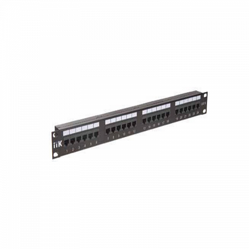 ITK 2U патч-панель кат.6 UTP, 48 порта (IDC Dual), с кабельным органайзером