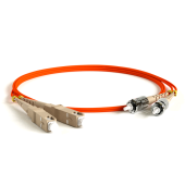 Патч-корд волоконно-оптический (шнур) MM 50/125, ST-SC, 2.0 мм, duplex, LSZH, 3 м