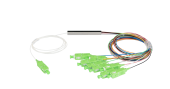 Сплиттер планарный NIKOMAX 1x8, одномодовый 9/125мкм, стандарта G657.A1, SC/APC, миникорпус, с равным коэффициентом деления, 0.9 мм