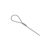 Трос оцинкованный с петлей и замком 9 м, толщ. 2,0 мм, Сендзимир цинк