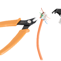 Кусачки NIKOMAX боковые электромонтажные прецизионные, для жил из мягких металлов толщиной до 1мм (не для стали)