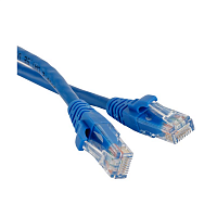 Патч-корд U/UTP, Cat.5е, LSZH, 1 м, синий
