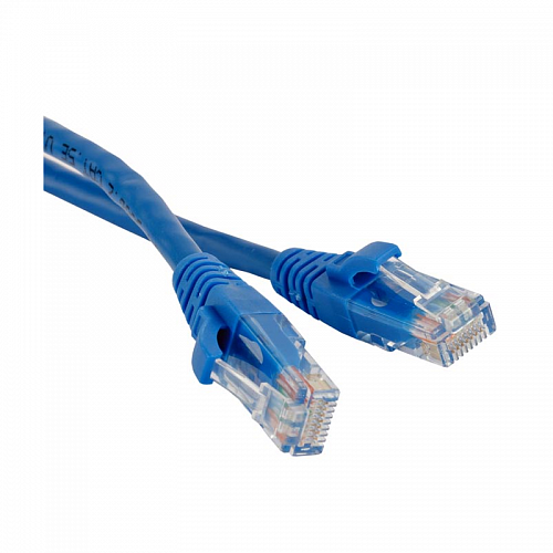 Hyperline PC-LPM-UTP-RJ45-RJ45-C5e-1M-LSZH-BL Патч-корд U/UTP, Cat.5е, LSZH, 1 м, синий
