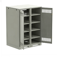 ITK LINEA B Шкаф (пустой) 1700х1400мм дверь двуст. мет. сер.