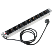 Гор блок розеток Rem-16, 1×16A, инд, 9S, 19", шнур 1,8м