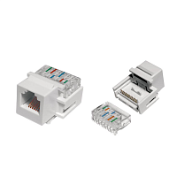 Вставка Keystone Jack, RJ-12(6P6C), IDC(Toolless)
