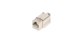 Модуль-вставка NIKOMAX типа Keystone, Кат.6 (Класс E), 250МГц, RJ45/8P8C, FT-TOOL/110/KRONE, T568A/B, полный экран, металлик - гарантия: 5 лет расшире