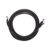 Шнур коммутационный патч-корд U/UTP, CAT 6, RJ45-RJ45, 26AWG, LSZH, черный, 3м REXANT