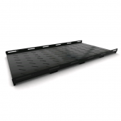 Полка стационарная усиленная, глубина 1050 мм, с боковым креплением, нагрузка до 50 кг, для шкафов серии TTB, TTR, TTC2, 485х1050мм (ШхГ), цвет черный